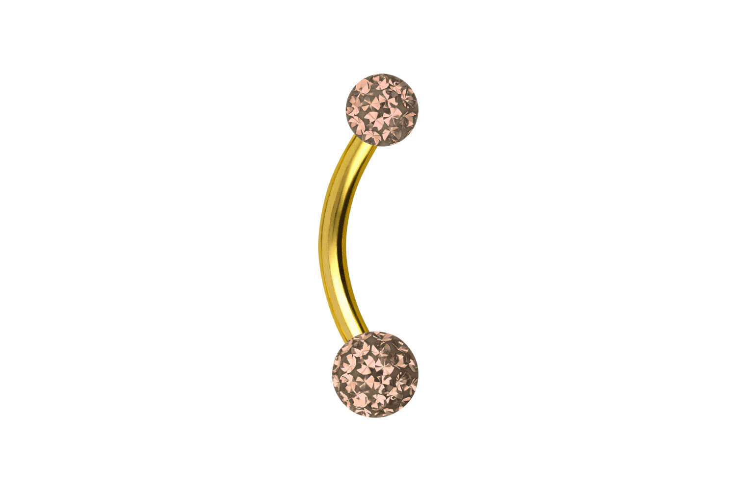 Chirurgenstahl Mini Bananabell Piercing EPOXY-KUGELN